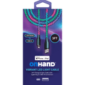 Vibrant LED Lightning to USB-A cable for iPhone charging and data transfer