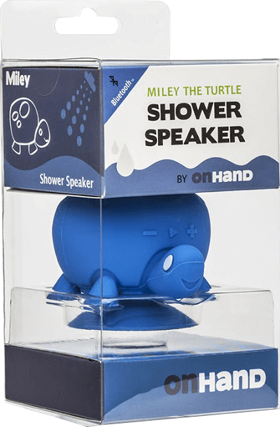 OnHand turtle shower speaker blue waterproof Bluetooth speaker