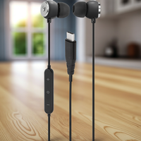 Thumbnail for OnHand Wired USB-C Earbuds Black