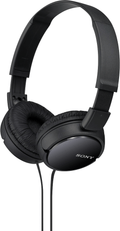 Sony MDR-ZX110 stereo on-ear headphones with lightweight wired design