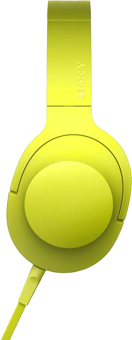 Sony On-Ear Headphones - Premium Hi-Res Stereo - Yellow
