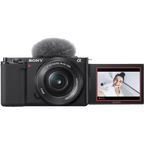 Sony Digital Camera - Power Zoom Lens - Black