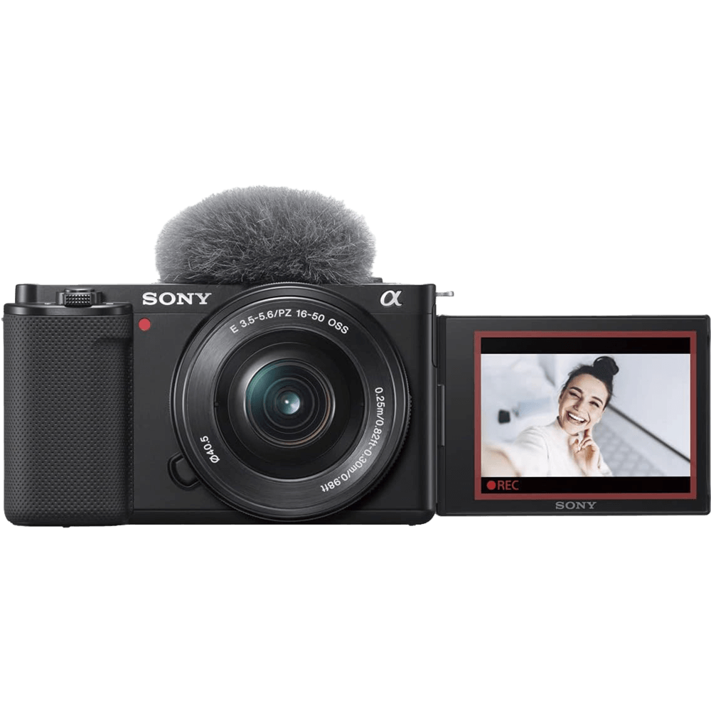 Sony Digital Camera - Power Zoom Lens - Black