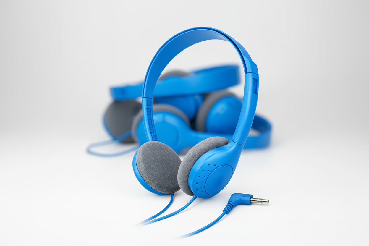 SoundLH Headphones for school in 50 pack with 3.5mm plug 