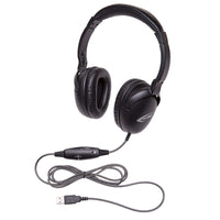 Thumbnail for Califone NeoTech Plus USB Headset with In-line Mic - Learning Headphones