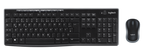 Logitech MK270 Wireless Keyboard & Mouse Combo with full-sized keyboard and compact mouse.