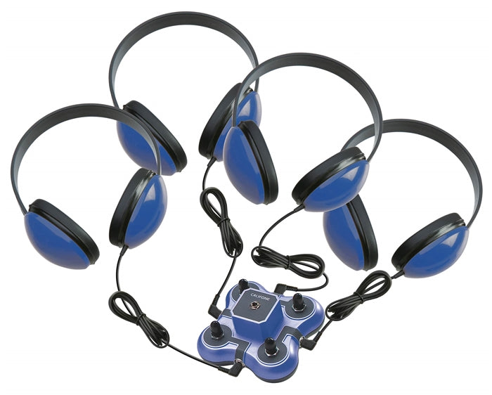 Kids Non-Powered Listening Center - Blue - Learning Headphones