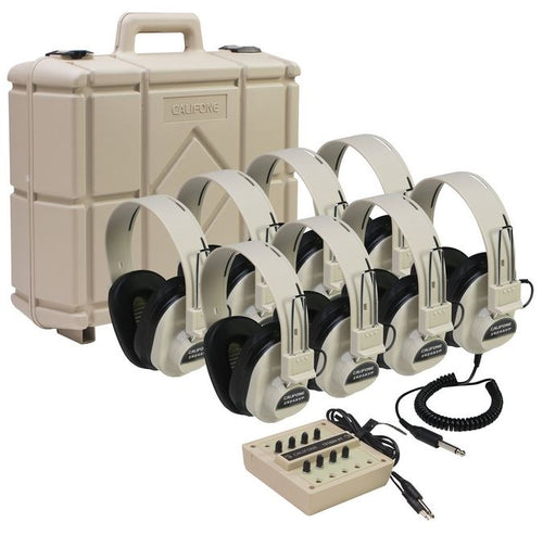 8-Position Listening Center - with 2924AVP Headphones and Case - Learning Headphones