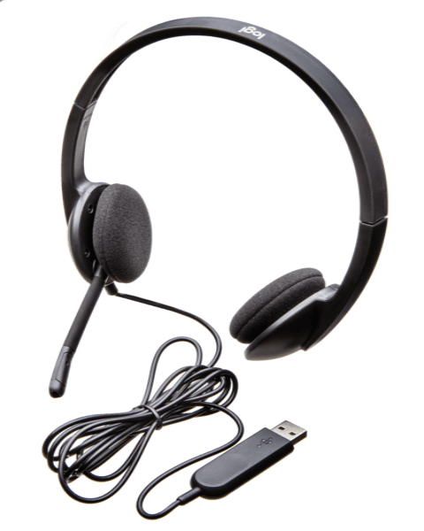 Logitech H340 USB Headset with noise canceling mic - Learning Headphones