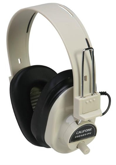 Deluxe Monaural Headphone with Volume Control Califone - Learning Headphones