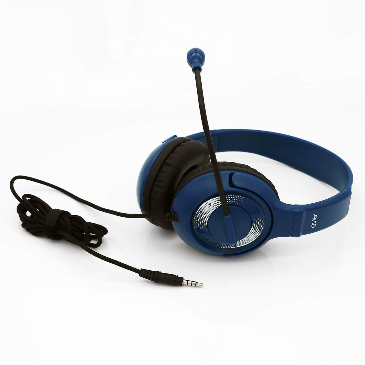 School Testing Headset with 3.5mm Plug (Blue/Black) - Learning Headphones