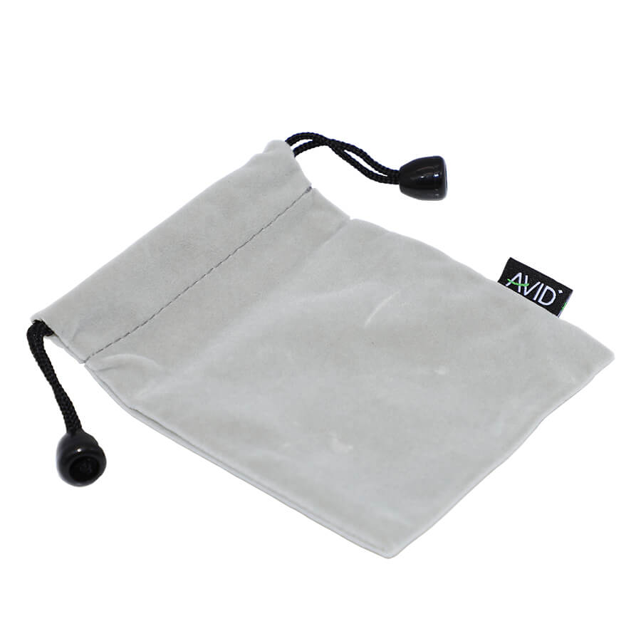 AE-75 Classroom Headphones carrying pouch for storage and protection.
