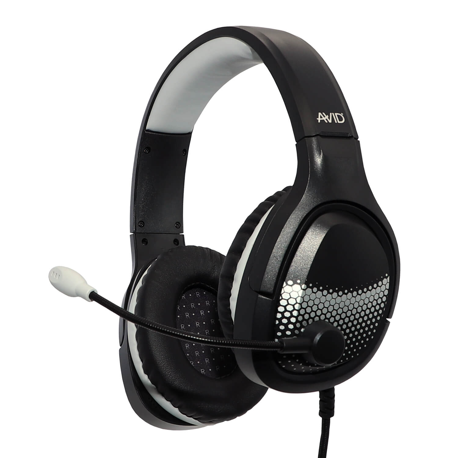 AE-75 Classroom Headphones with noise-canceling boom mic for enhanced audio in classrooms.