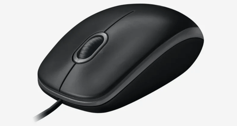 Logitech B100 Optical USB mouse for easier navigation on Chromebooks and laptops for students.