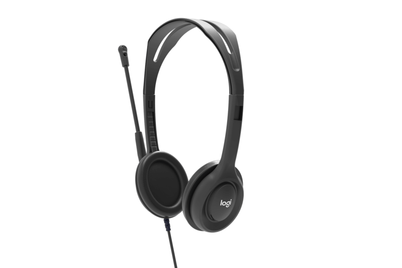 Logitech H111 headset, ideal bulk school headphones for education with clear sound and comfortable fit.