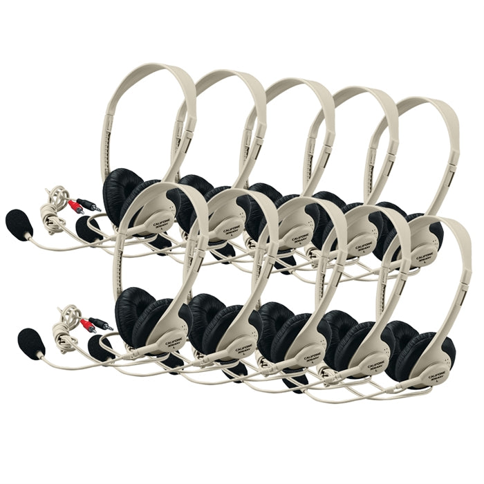 Multimedia Stereo Headset - 10 Pack - Learning Headphones