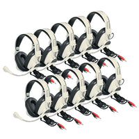 Thumbnail for Deluxe Multimedia Stereo Headset - 10 Pack - without Case - Learning Headphones