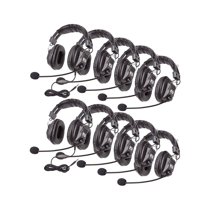 3068-style Headset with To Go Plug - 10 Pack - without Case - Learning Headphones