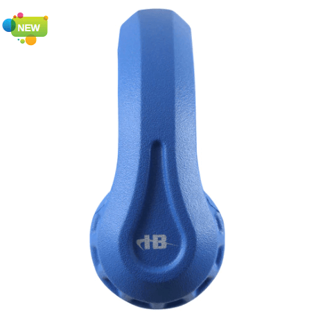 Kids blue Flex-Phone USB headset designed for school use, durable and comfortable for education with gooseneck microphone.