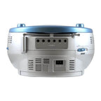 AudioStar USB MP3 CD Cassette Boombox rear view with six headphone jacks and power input.