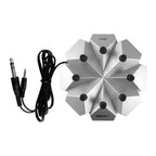 Octagonal headphone splitter hub for classroom use, ideal for bulk school headphones and group listening activities.