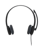 Logitech H151 Stereo Headset with noise-canceling mic, ideal bulk school headphones for education.