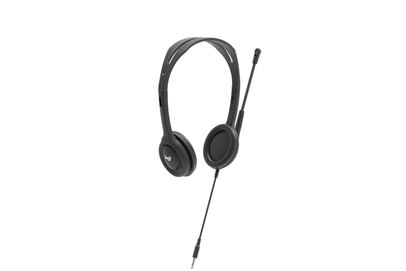 Logitech H111 headset for education, ideal bulk school headphones for clear communication and versatile use.