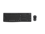 Logitech MK270 Wireless Keyboard & Mouse Combo featuring a full-sized keyboard and compact mouse.