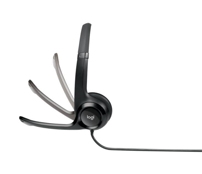 Logitech H390 USB headset, ideal for bulk school headphones and classroom audio needs.