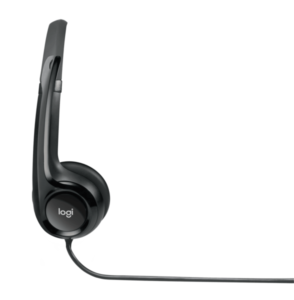 Logitech H390 USB headset ideal for bulk school headphones, offering comfort and sound for educational use.