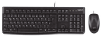 Logitech MK120 USB keyboard and mouse combo, durable and comfortable for everyday use and education.