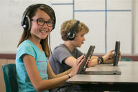 Thumbnail for ThinkWrite Ultra Durable Headphone with 3.5mm Plug - Black - Learning Headphones