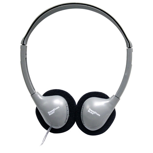 Rear view of mono classroom headphones designed for Hamilton ALS700 assistive listening system