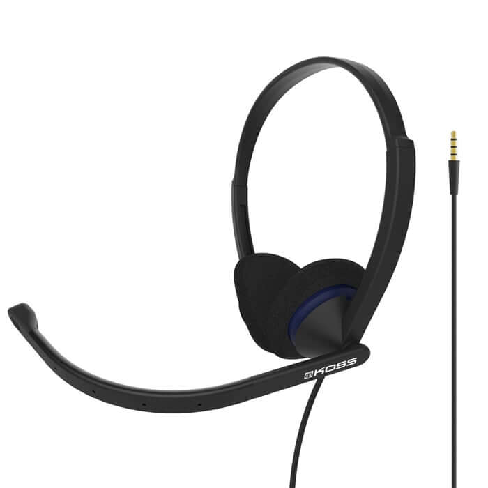 Koss CS200i headset with flexible boom microphone
