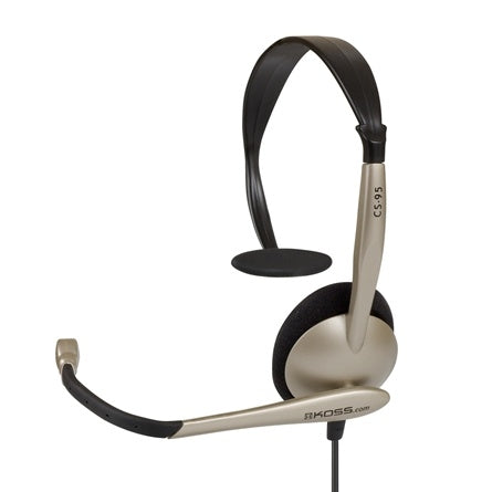 Noise Cancelling Headset with Mic and Dual Plug CS95 - Learning Headphones