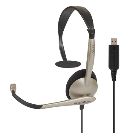 USB Headset with Noise-Cancelling Mic CS95-USB