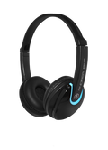 EDU-175 on-ear stereo headphones with padded ear cushions and adjustable headband.