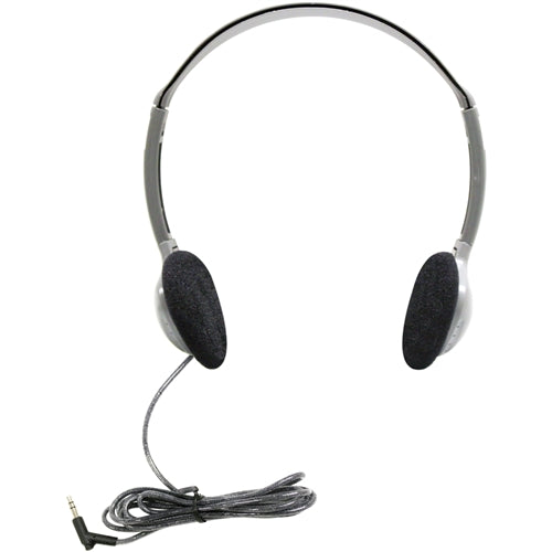 Lightweight personal on-ear stereo headphones for classroom use