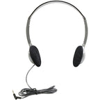 Lightweight personal on-ear stereo headphones for classroom use