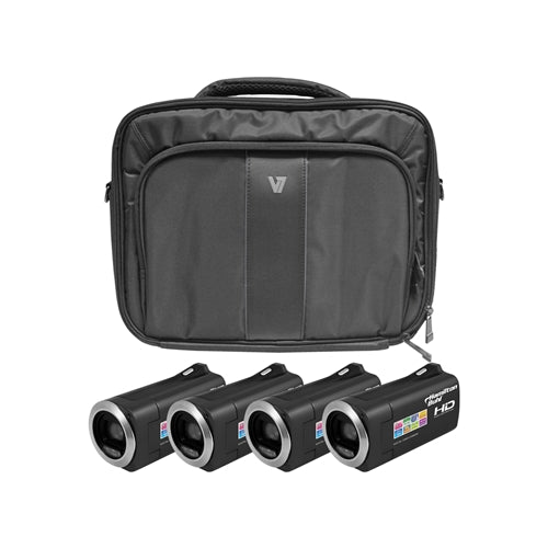 HD Camcorder Explorer Kit with 4 Cameras Software and Case - Learning Headphones