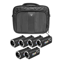 Thumbnail for HD Camcorder Explorer Kit with 6 Cameras Software and Case - Learning Headphones