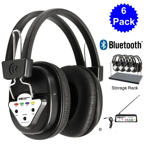 Wireless Listening Center with Headphones and Bluetooth Transmitter - Learning Headphones