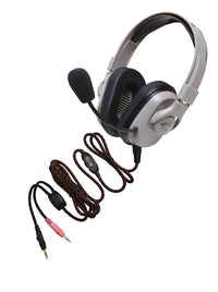 Thumbnail for School headphones with mic for learning, perfect for classroom activities and bulk headphone packs for students.