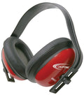 Bright red Hearing Safe 26 db hearing protector ideal for students, perfect school headphones in bulk for noisy environments.