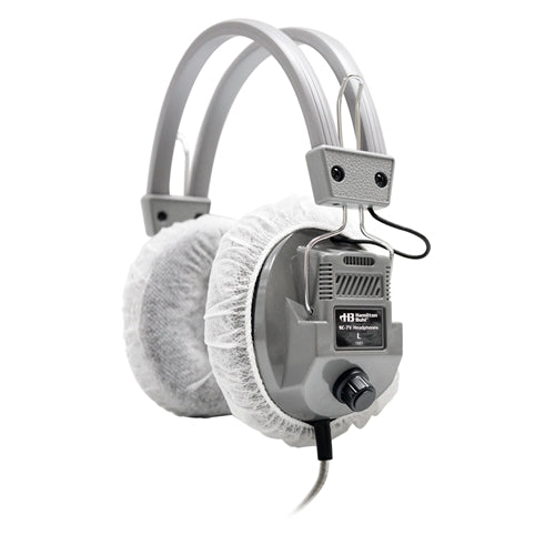 HygenX Sanitary Ear Cushion Covers for Over-Ear Headphones & Headsets - 50 Pair - Learning Headphones
