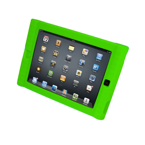 Kids Green iPad Mini Protective Case by Hamilton Buhl, silicone design for excellent shock absorption and screen protection.