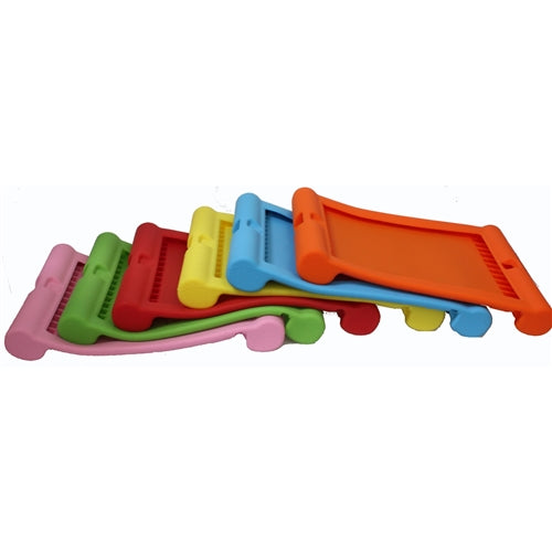 Colorful silicone iPad protective cases for kids, offering excellent shock absorption and durability.