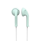 Koss KE10 lightweight earbuds in mint color, ideal for school, education, and bulk headphone packs.