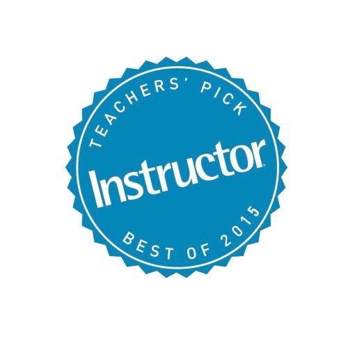 Teachers' Pick 2015 badge for Flex-Phones foam headphones, recognized by Instructor magazine.