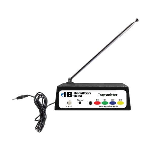 Hamilton Buhl W900 Wireless Transmitter for bulk school headphones, ideal for classroom audio solutions.